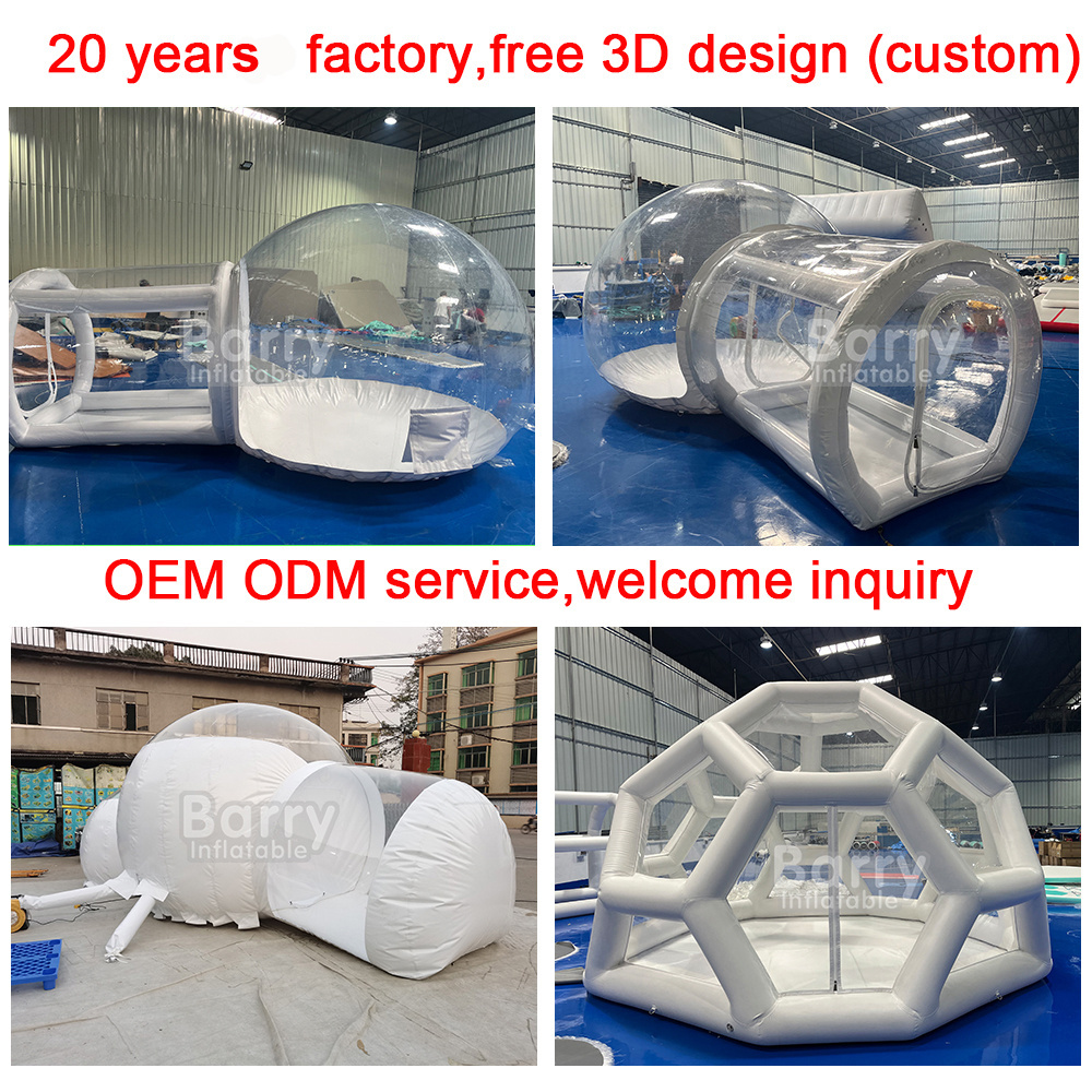 Party rental bubble balloon house with tunnel inflatable bubble balloons bounce house balloon bubble dome house