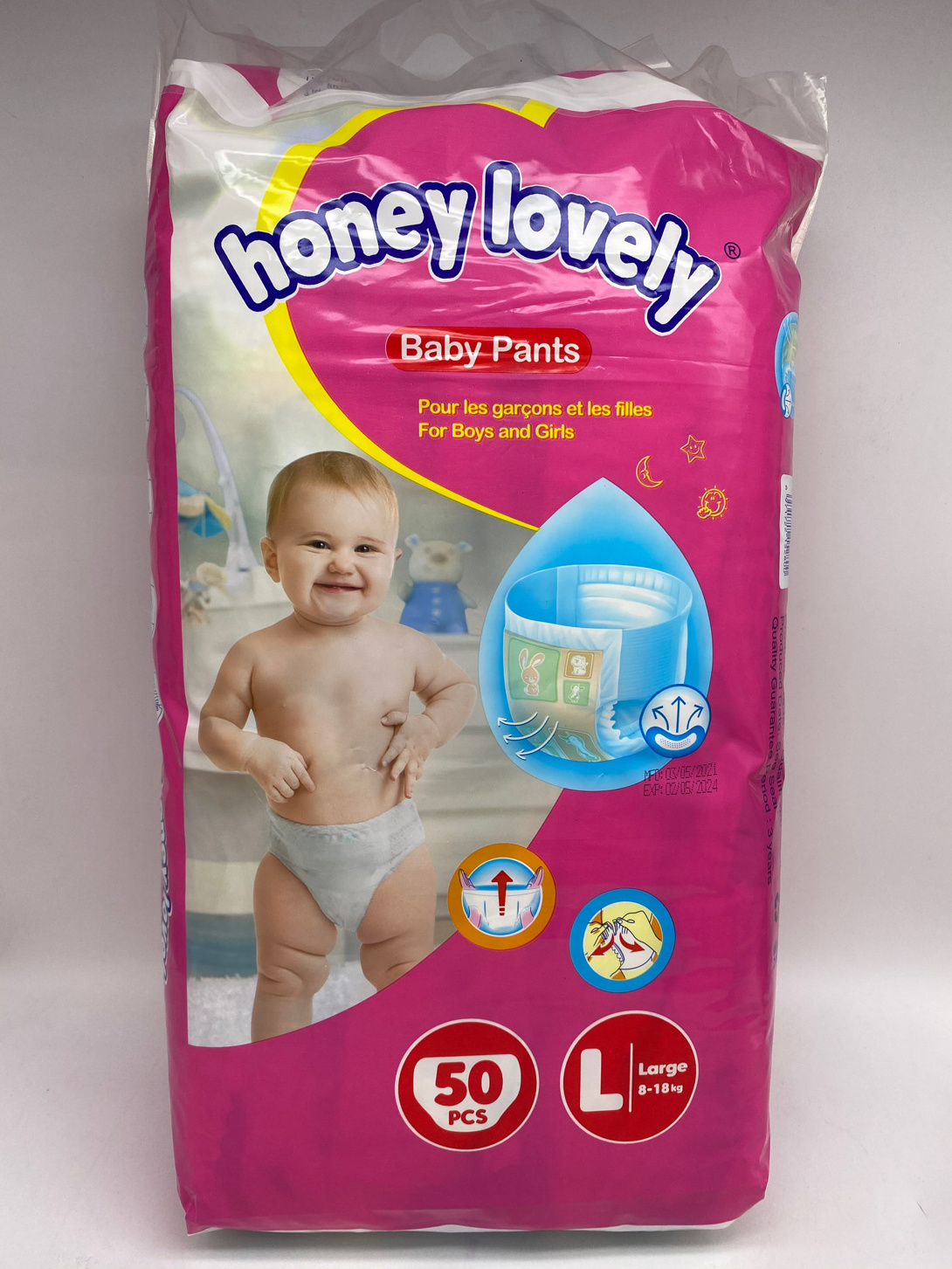 Korean Turkey  branding diapers pants easy training pants wear baby pants diaper  in bulk