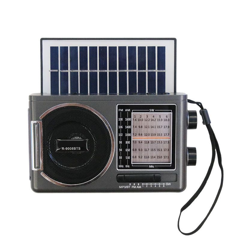 2024 Factory Price SG-9008BTS Manufacture  high quality solar panel  multiband radio with usb tf card torch and wirelesslink