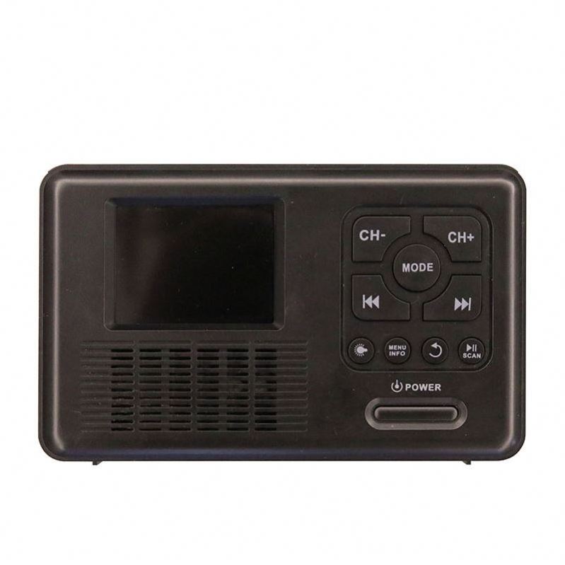 2024 Factory Price Portable Mini  Fm Digital Dab Solar Radio With  Hand Crank Solar Phone Charge Jack Usb Tf Player Clock Alarm