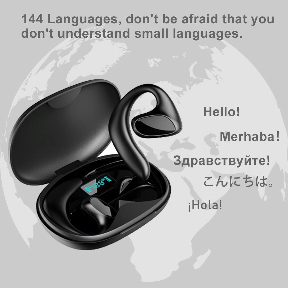 BT5.1 wireless earphone translator earbuds M8 TWS headphones multilingual Translation 144 languages earbuds earphone