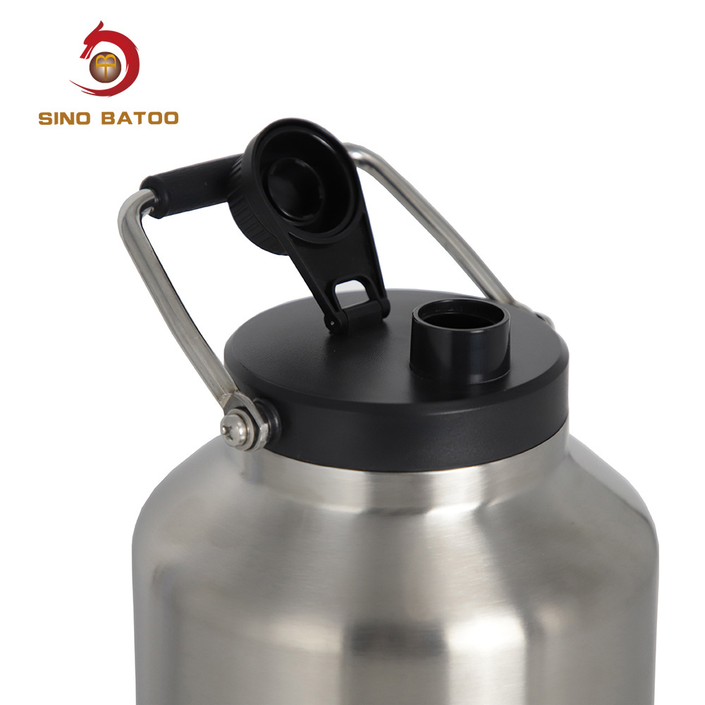 Unique Insulated Stainless Steel Beer Growler 1 Gallon Water Bottle Sports Bottle