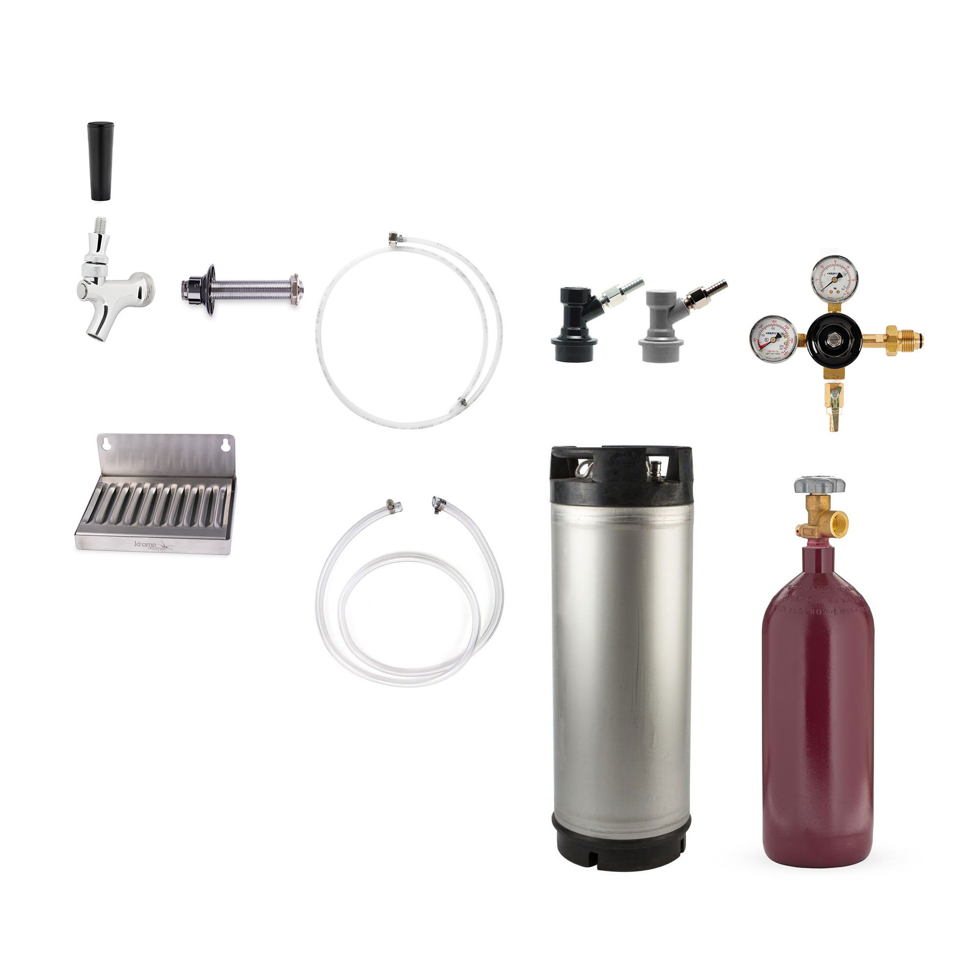 Sale beer set barril cornelius Pin Lock keg kits 12L corny keg cornelius ball lock keg with stainless steel drip tray