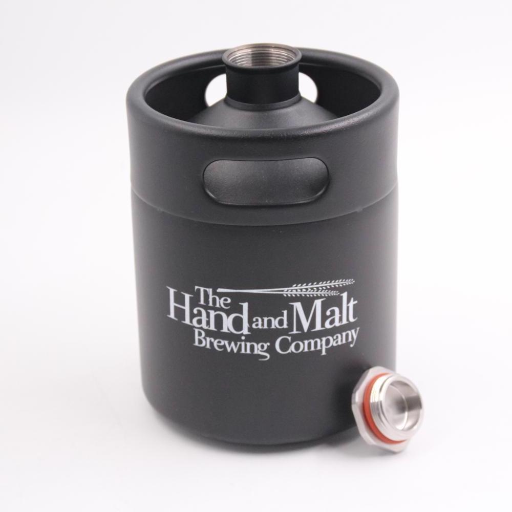 2l stainless steel mini barril beer portable single wall ss mini keg