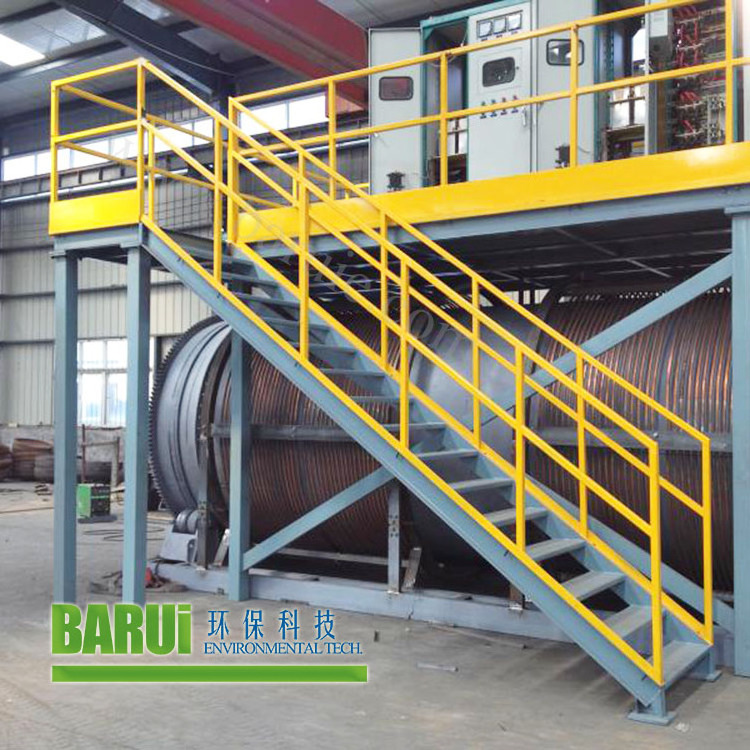 Henan Barui Environmental electric heating type and latest design tyre pyrolysis plant cost