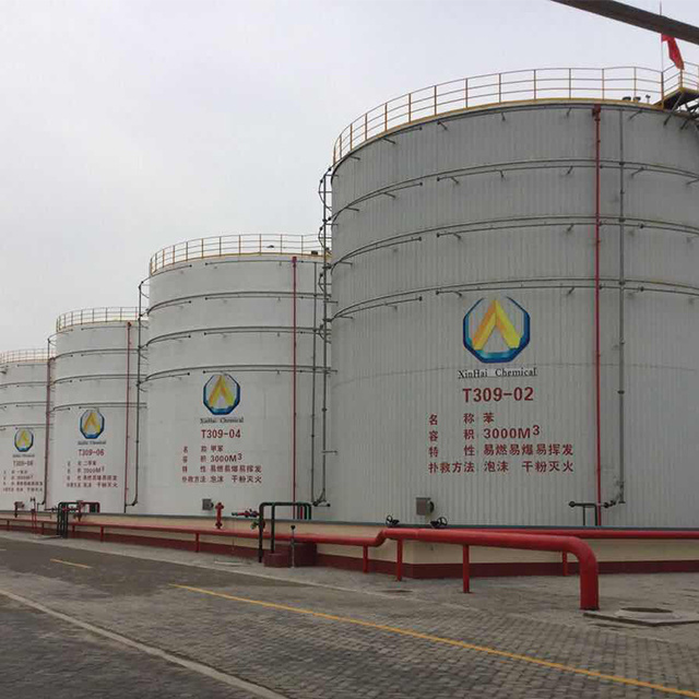 500 m3 bitumen fuel storage tanks with heated device