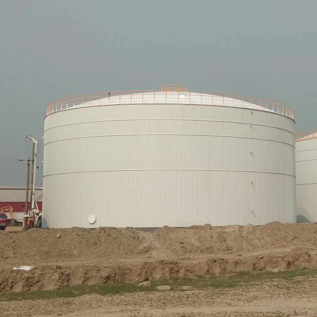 600-10000 m3 welding installation vertical bitumen palm oil storage tank with heating coils