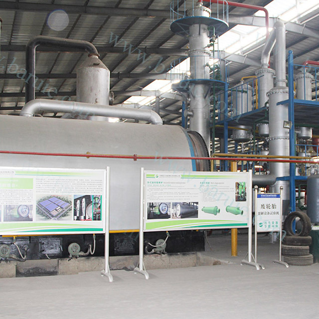 Automatic pyrolysis plant manufacturers tyre recycling plant