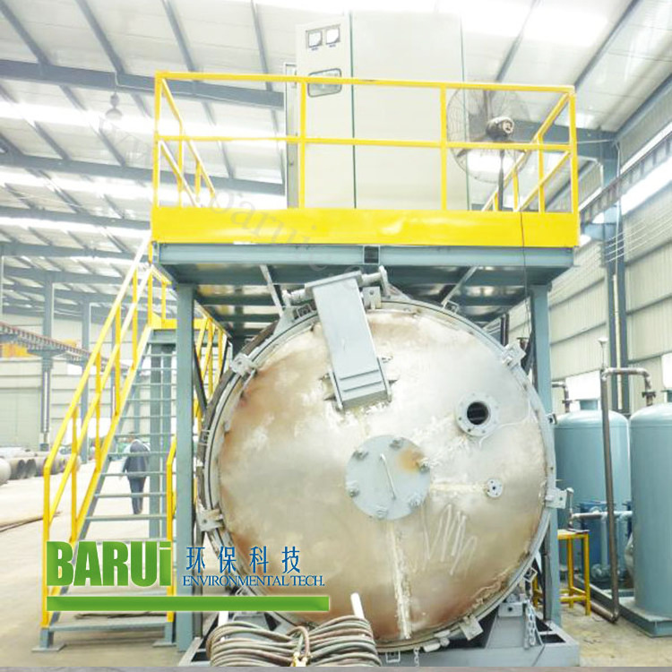 Henan Barui Environmental electric heating type and latest design tyre pyrolysis plant cost