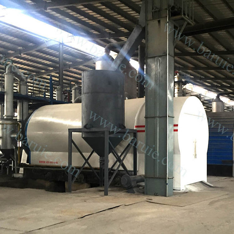 Automatic pyrolysis plant manufacturers tyre recycling plant