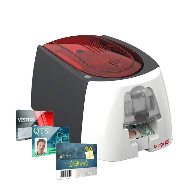 Barway Card Printer Economical Evolis Badgy100 ID Card Printer Single/Dual-sided Option PVC ID Card Printer