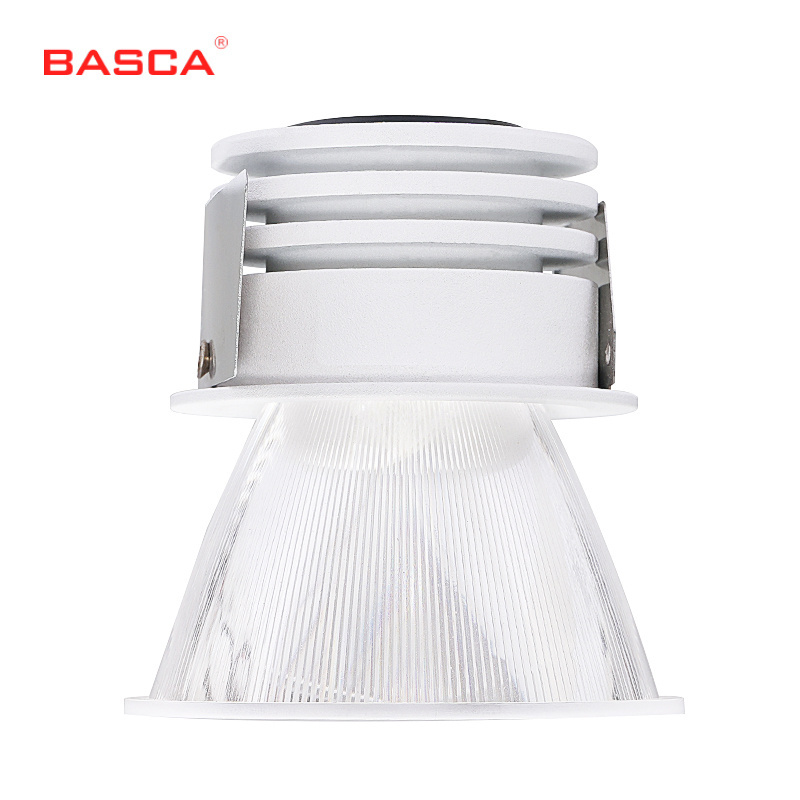 Clear Deep Recessed LED Ceiling Surface Light Small Trim Texture White Hotel Downlights 9W LED Ceiling Surface Light