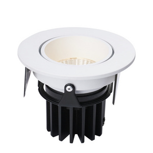 European style aluminum 13W spot lights led ceiling downlight High Lumen Dimmable Cob Led Ceiling Recessed Light