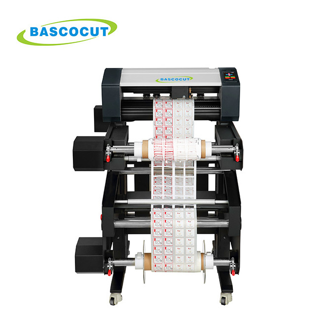 Automatic sheet feed label cutter A3 size  roll to roll label cutter