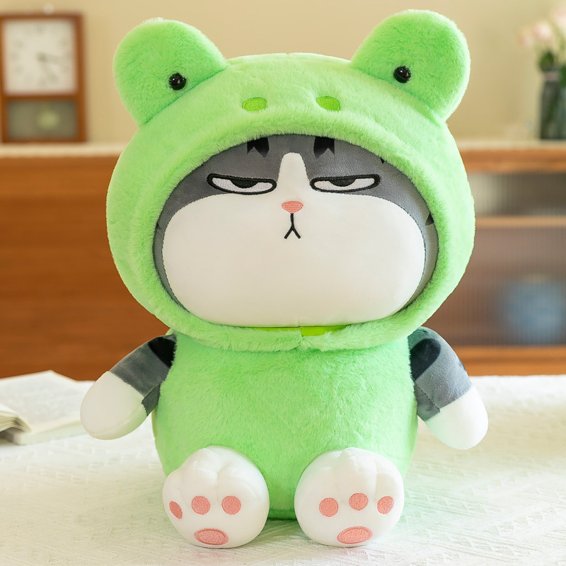 Most Popular Children Gifts Kids Toys Creative Cat Stuffed Animal Plush Pillow Toy for Girls Boys