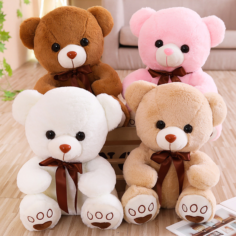 CE certified 35CM 50CM 65CM Unfilled Soft Toy Brown White Pink Unstuffed Teddy Bear Toys Plush Skin