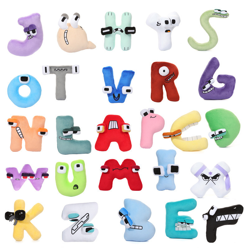 Factory Wholesale Early Education Doll Cute Soft 20cm Alphabet Lore Letter Plush Toys