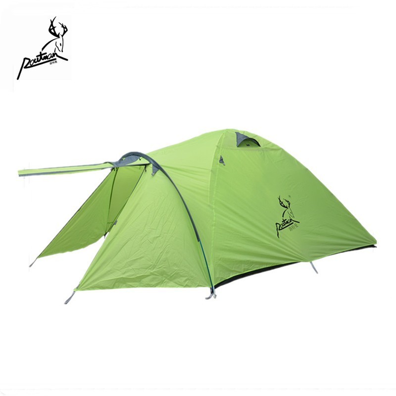 RT-402 ROUTMAN Wholesale 3-4 person outdoor large family camping tent for travel