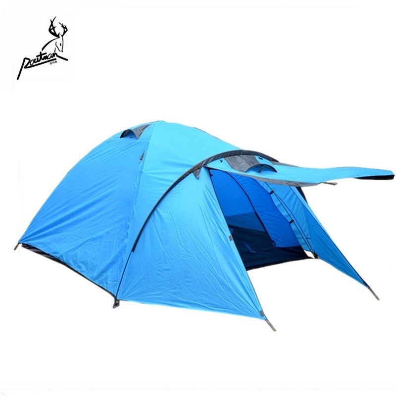 RT-402 ROUTMAN Wholesale 3-4 person outdoor large family camping tent for travel