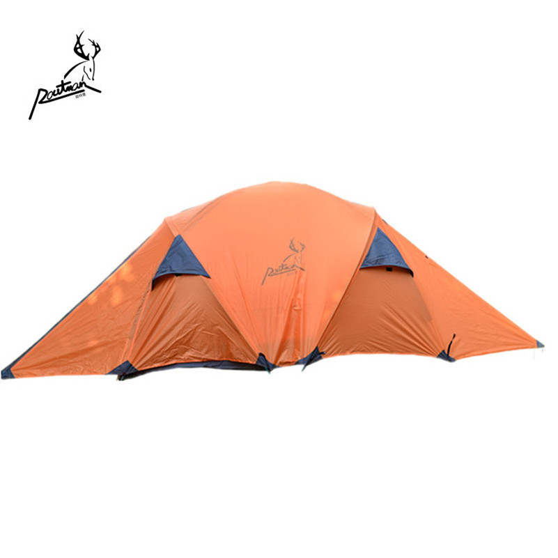 ROUTMAN High Quality Outdoor Double layers large leisure Family Camping Tent RT-207