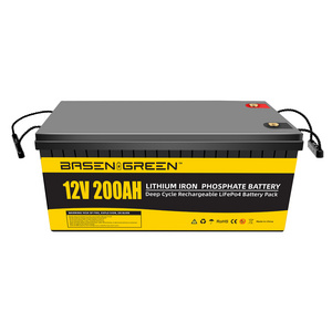 Basen solar energy system 12.8V 100Ah LiFePo4 Battery Pack lifepo4 12V 200ah