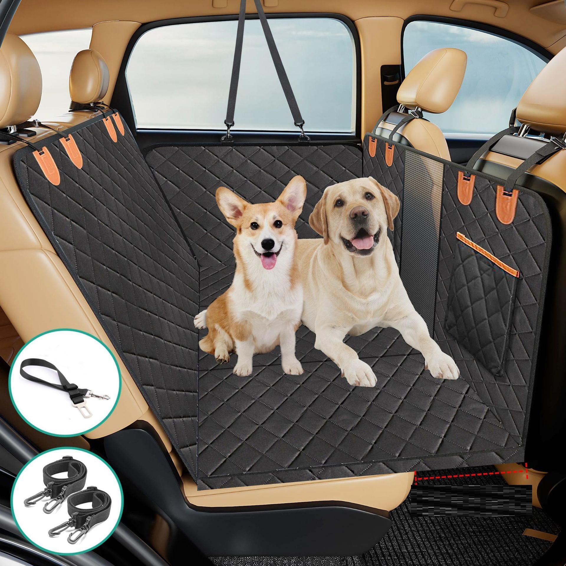 Pet Car Back Seat Protector Mat Dog Car Seat Cover Mesh Waterproof mat Dogs Carrier For Small Large Dogs Pet supplies