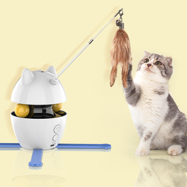 Custom Indoor Electric Smart Automatic Teaser Rotating Interactive Cat Pet Laser Toy