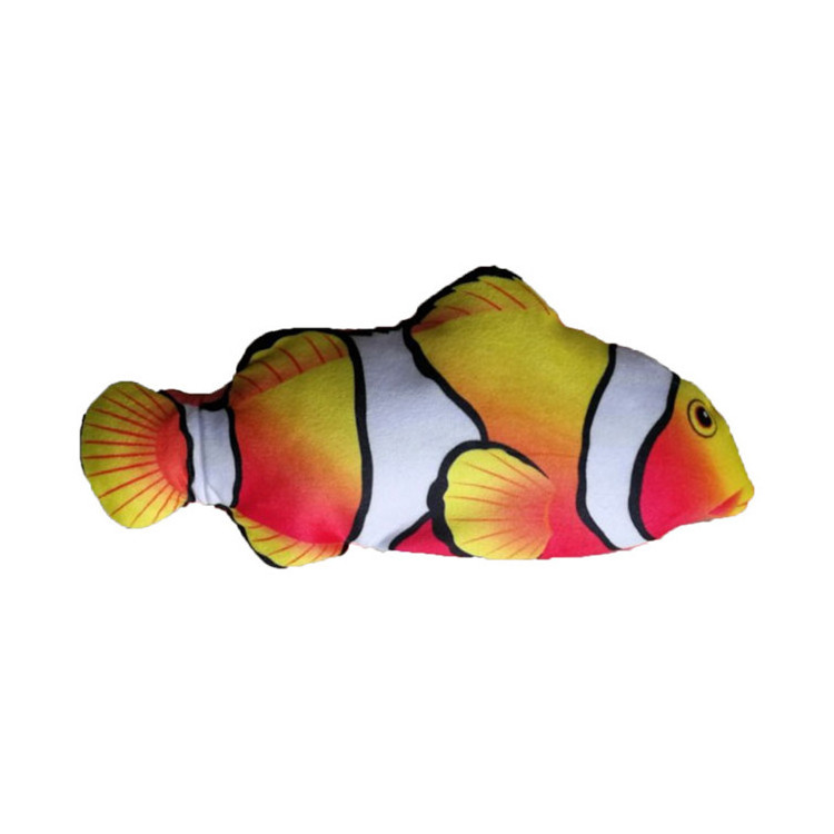 Electric Wagging Moving Cat Fish Toy Electronic Battery Operated Usb Floppy Wiggle Dancing Move Pet Kitten Catnip Toys