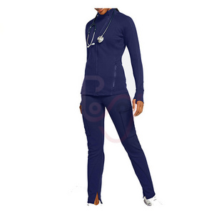 Customize Medical Nursing Jogger Scrubs Hospital Nursing Uniform Woman Top Scrub Suit Scrubs Uniforms Sets Fashionable