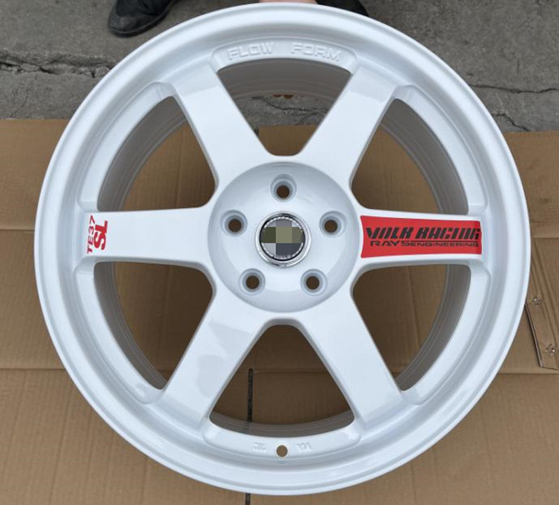 509Hot Sale Deep Dish Alloy Wheel Car Sport 4x100 5x114.3 4 Holes 15 16 17 Inch Rims