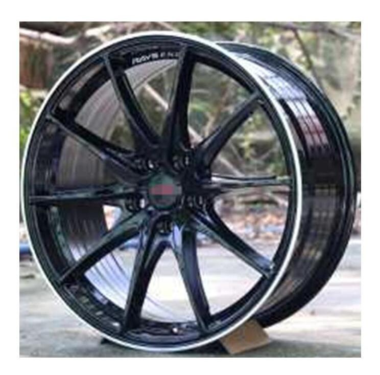 Black 18 19 Inch Passenger Car Alloy Wheels Auto Parts Hub Rims