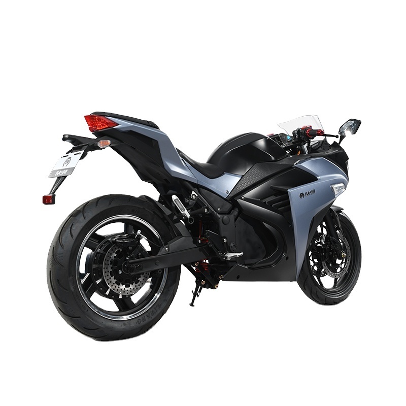 Powerful and super performance electric motorcycle with 72V 8000W mid motor single swing arm