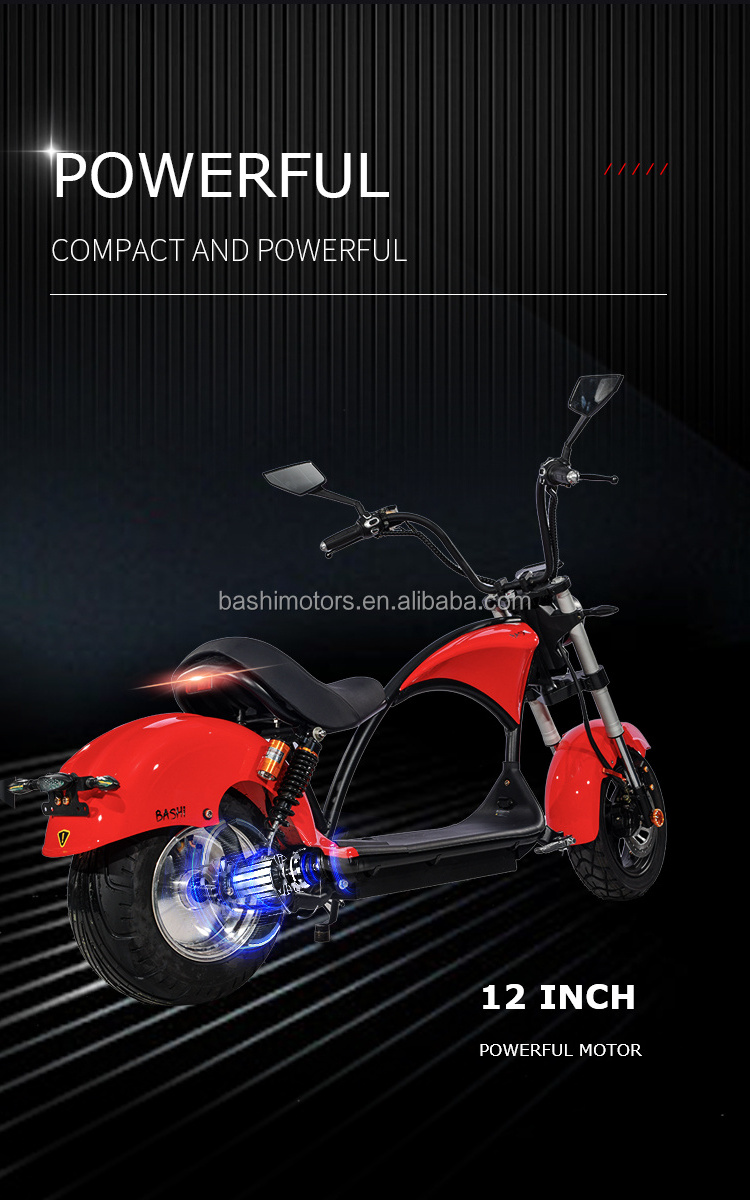 Electric Scooter  Citycoco Scooter Motor 2000w Adult Mini Chopper Chinese Citycoco Electric Motorcycle For Sale