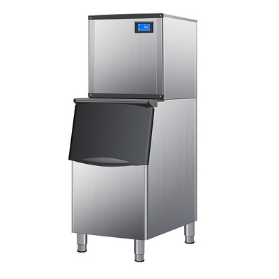 Ice machine Commercial milk tea electric coffee shop large capacity  automatic ice cube maker machine slush ice machine