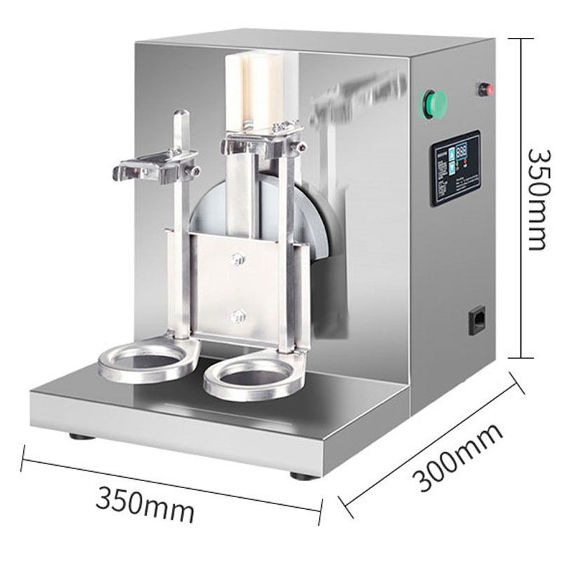 Double-headed timing shaker milk tea shop stainless steel commercial multi-function shaker shaker cup bubble tea shaking machine