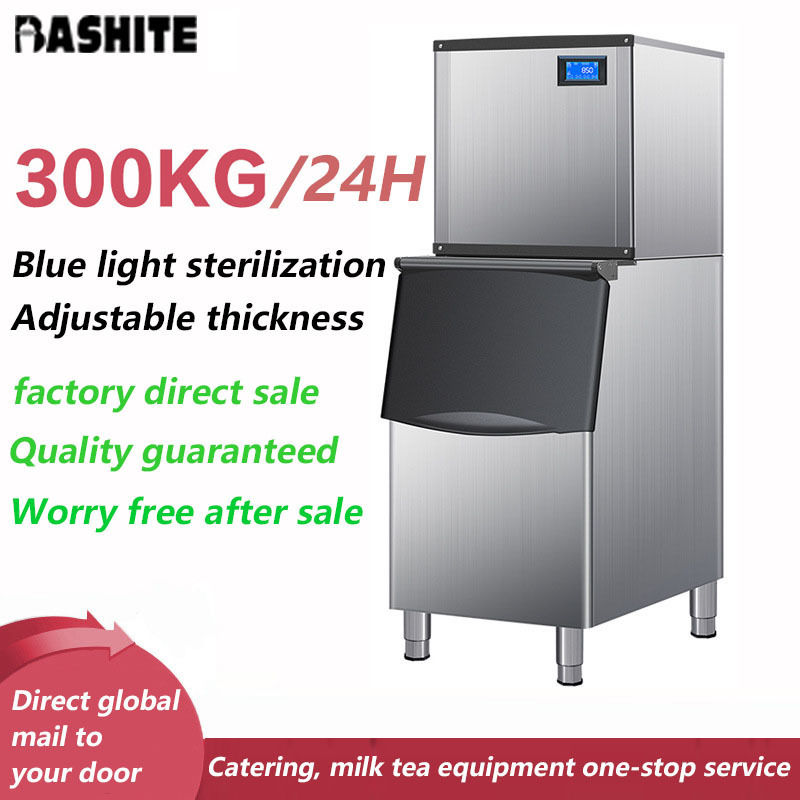 Ice machine Commercial milk tea electric coffee shop large capacity  automatic ice cube maker machine slush ice machine