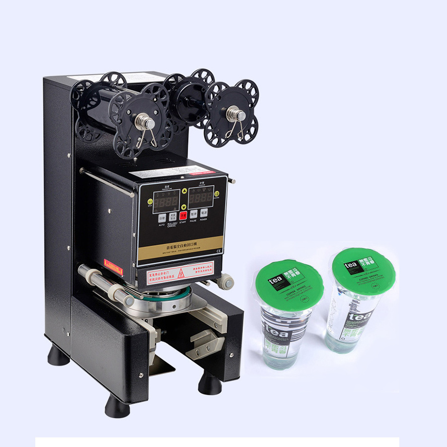 Automatic Commercial Sealer Bubble Tea Sealing Machine Boba Sealer Machine Cup Sealing Machine Exclusively for milk tea shop