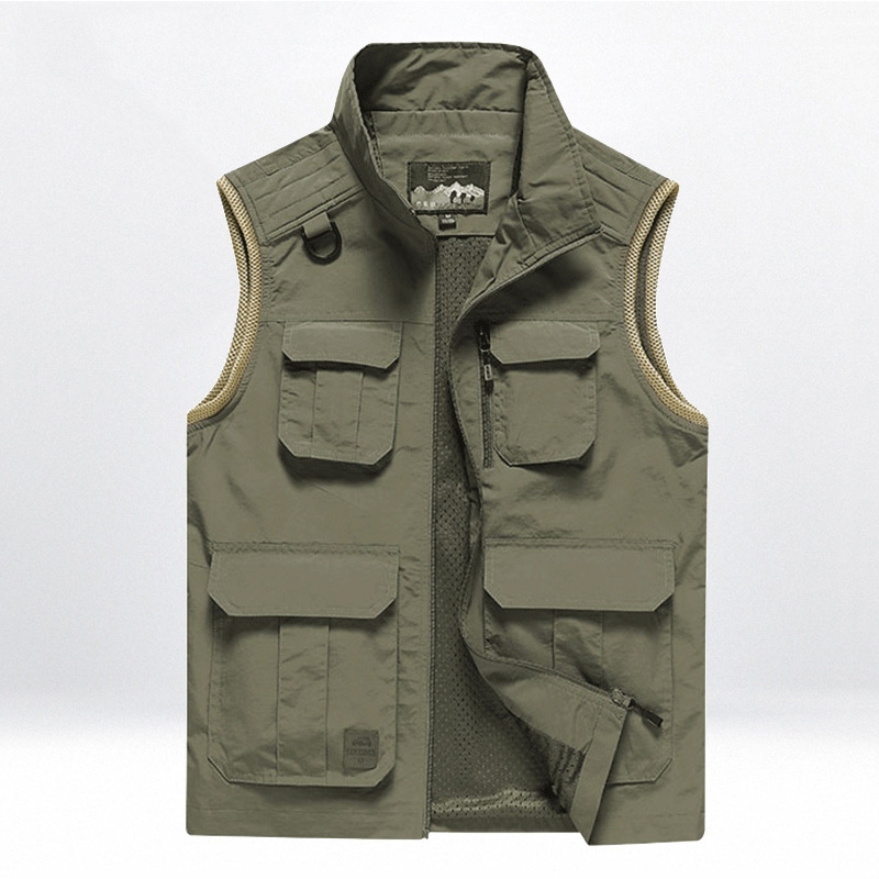 Custom Sleeveless Vest Jacket Logo Utility Sport Golf Women Printed Utility Style Men'S Vests