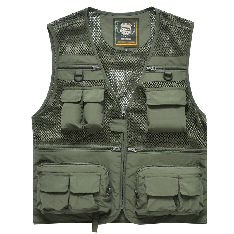 Veste De Chasse Polyester Africain Vest Men Clothing For Hunter Custom Mesh Wearable String Vest