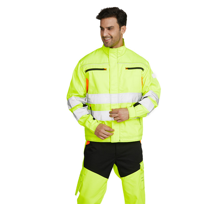 Mechanic Construction Hivis Yellow Hot Sale Overall Reflect Safety Usa P Clothes Work Wear Electrician Workwear Uniform