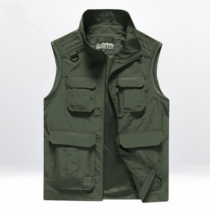 Custom Sleeveless Vest Jacket Logo Utility Sport Golf Women Printed Utility Style Men'S Vests