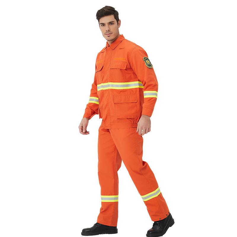 Man Industrial Mining High Vis Workwear Fire Resistant Overall Reflective Work Jacket Clothes Wear Winter Waterproof