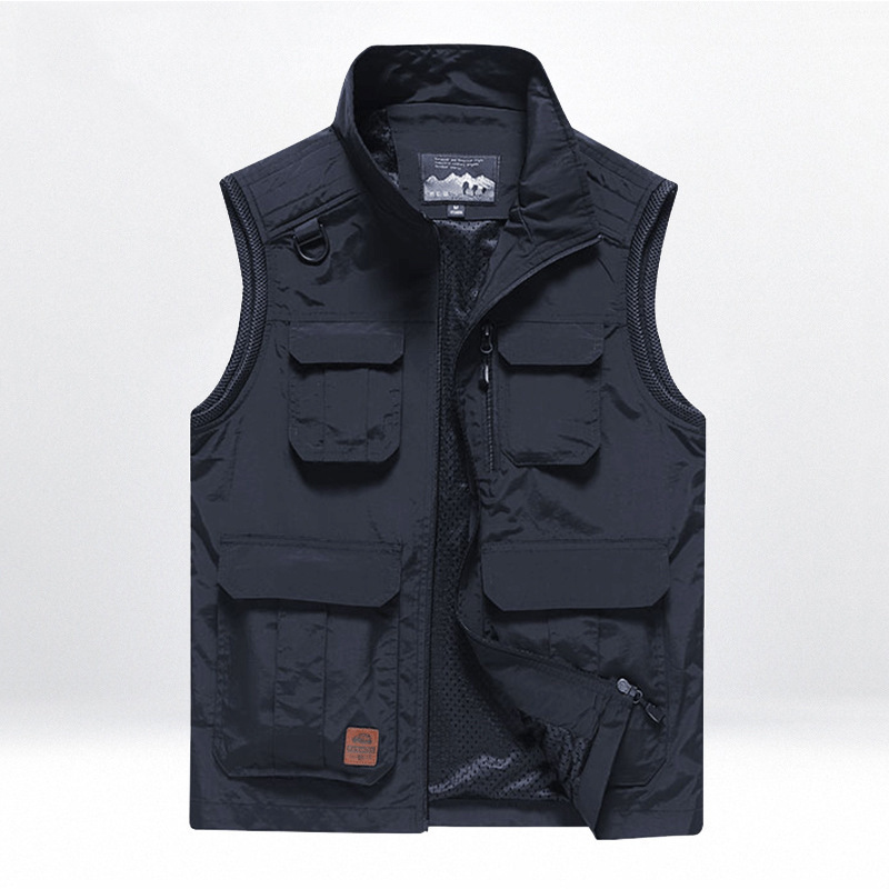 Custom Sleeveless Vest Jacket Logo Utility Sport Golf Women Printed Utility Style Men'S Vests