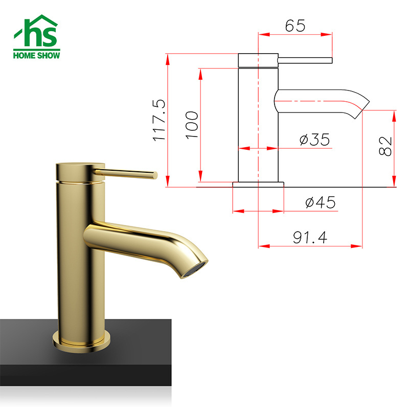 Luxury Design Home Use Kids Water Tap Sink Mixer Brass Chrome lavatory Vanity Bathroom Faucet