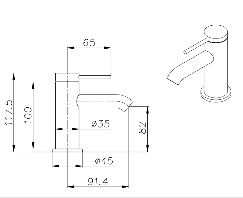 Single Handle Brass Water Bath Shower Mixer Taps Basin Faucet 59 Copper Body Economical Bathroom Faucets