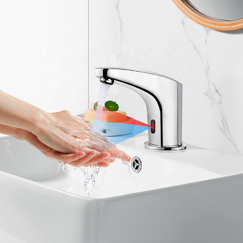 sensor faucets hotel touchless intelligent water save tap automatic smart faucet motion sensor faucet