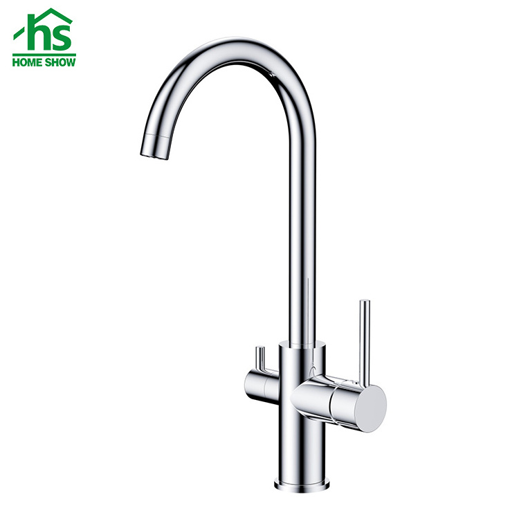 High Standard 3 Way Pure Water Single Lever Kitchen Water Faucet Sink Mixer