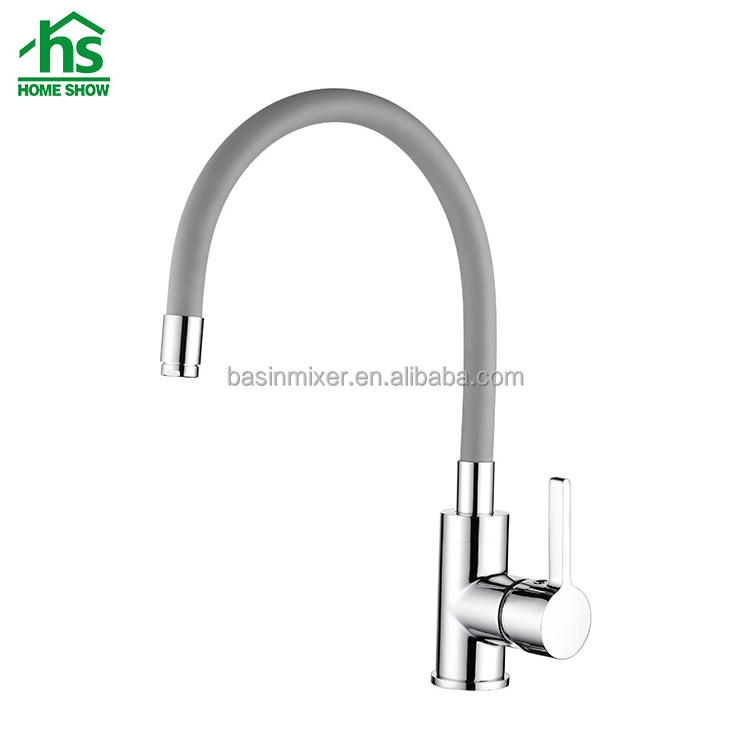 multicolor food grade flexible silicone hose black color kitchen faucet