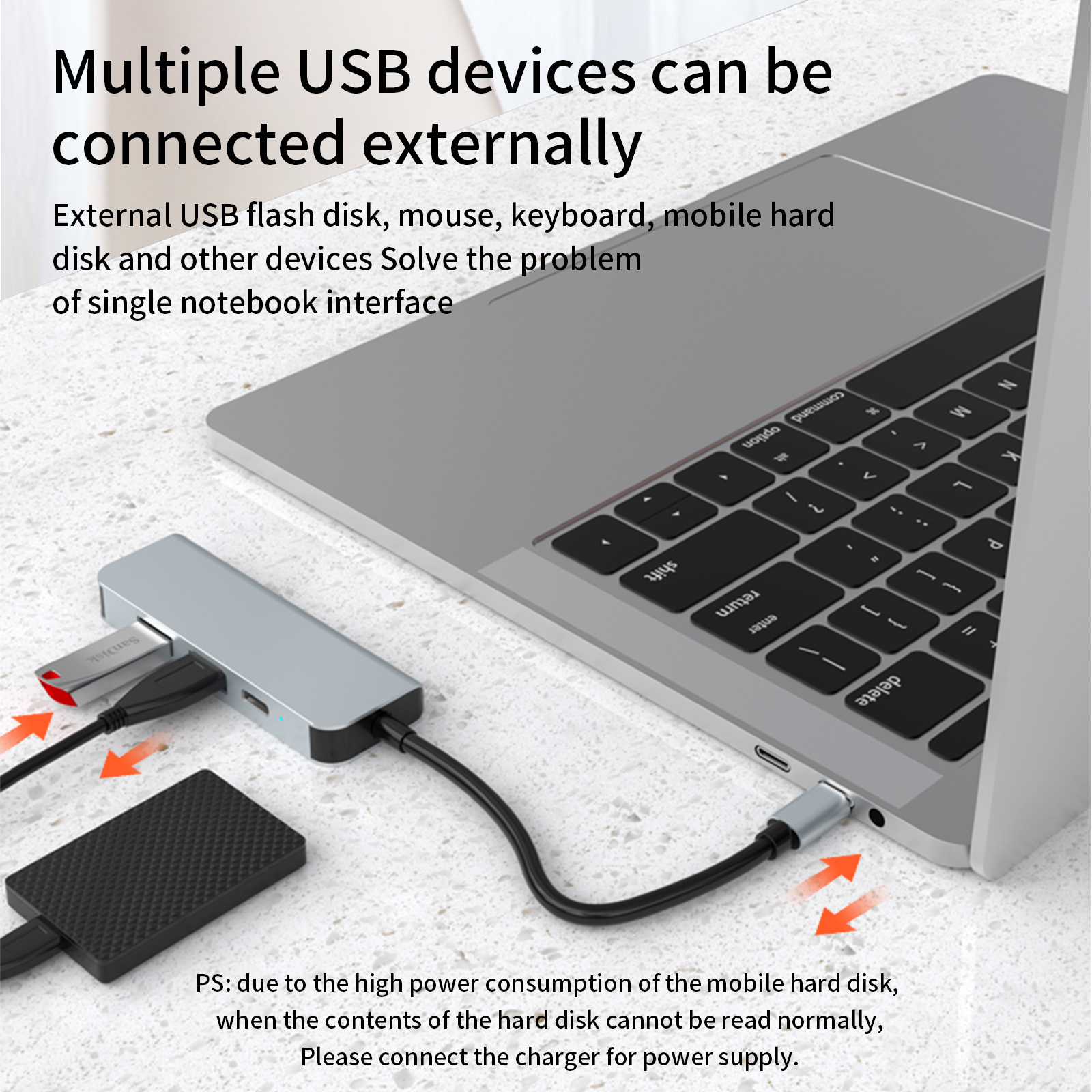 Type c hub usb c hub with hd-mi 4 In 1 Type-C To HD-MI 4K PD 87W USB3.0 USB2.0 usb hub pcb