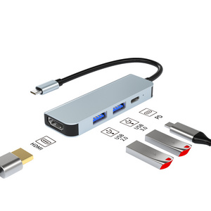 Type c hub usb c hub with hd-mi 4 In 1 Type-C To HD-MI 4K PD 87W USB3.0 USB2.0 usb hub pcb